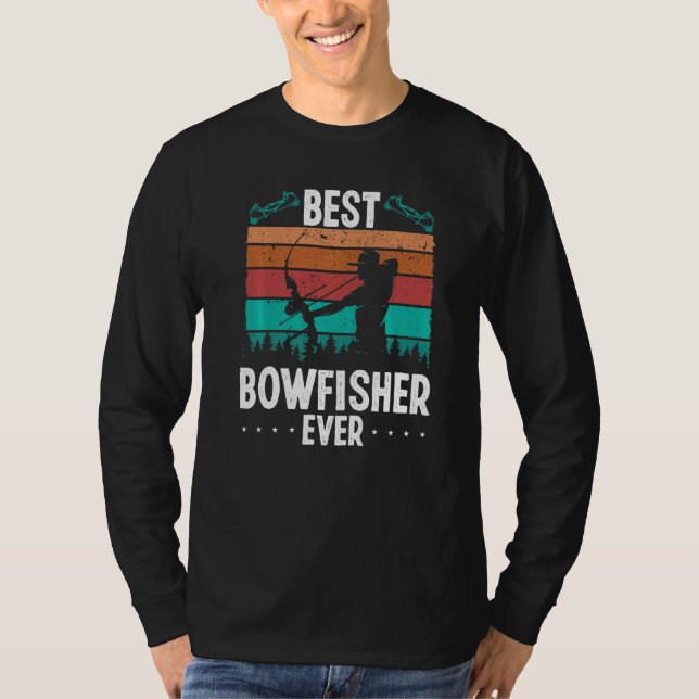 Bowfishing Airboat Best Bowfisher ever Bow Hunter  T-Shirt (Vorderseite)