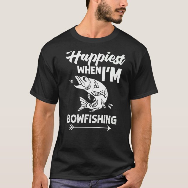 Bowfishing Bow Lights Arrows Crossbow Bowfisher 2 T-Shirt (Vorderseite)