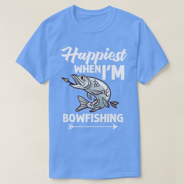 Bowfishing Bow Lights Arrows Crossbow Bowfisher Pr T-Shirt (Design vorne)