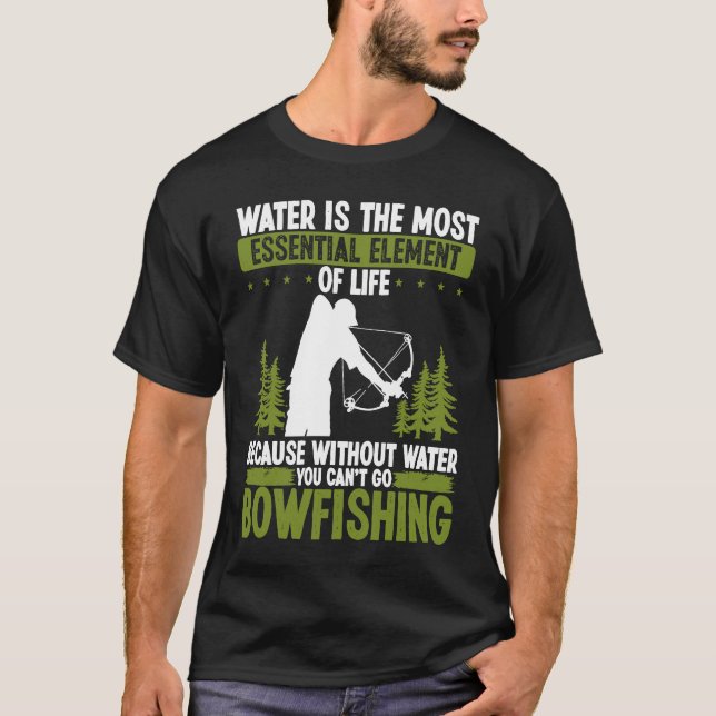 Bowfishing Lake Sea Bowfisher Airboat Bowhunter Bo T-Shirt (Vorderseite)