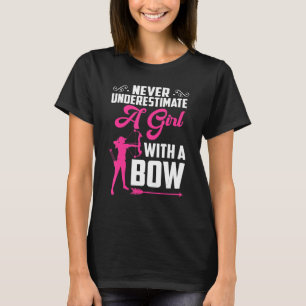 Bowhunter schießt Fans Bogenschießen für Mädchen F T-Shirt