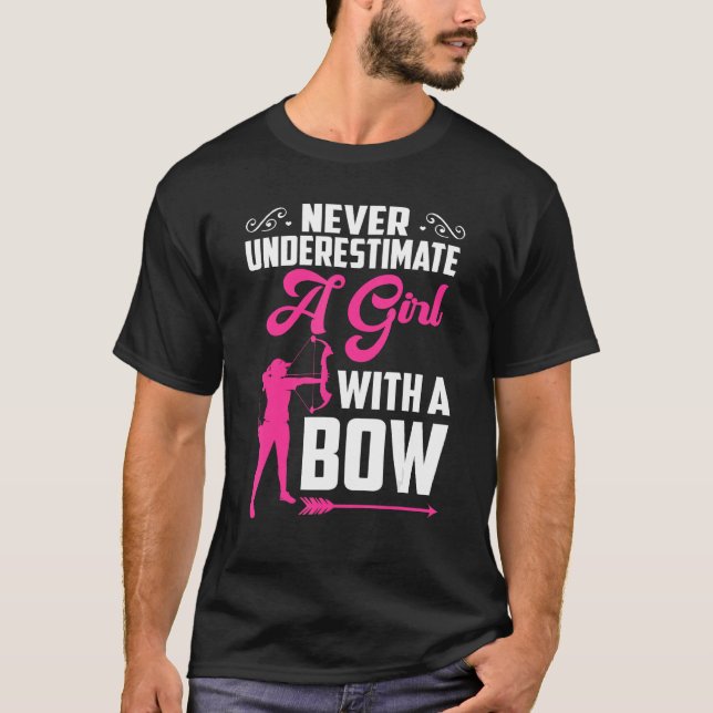 Bowhunter Shooting Fans  Archery For Girls Women T-Shirt (Vorderseite)