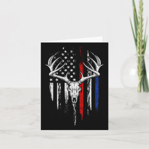 Bowhunting American Flag Usa Bow Whitetail Deer Hu Karte