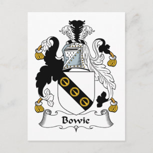 Bowie Familienwappen Postkarte