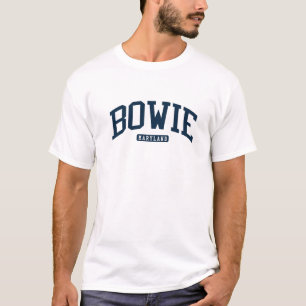 Bowie Maryland MD Uni University Style Navy T-Shirt