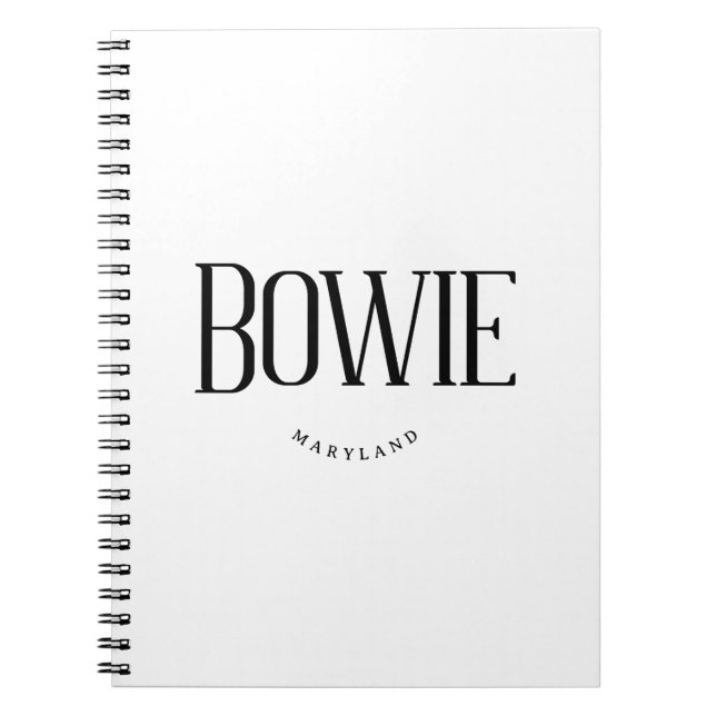 Bowie MD Notizblock (Vorderseite)