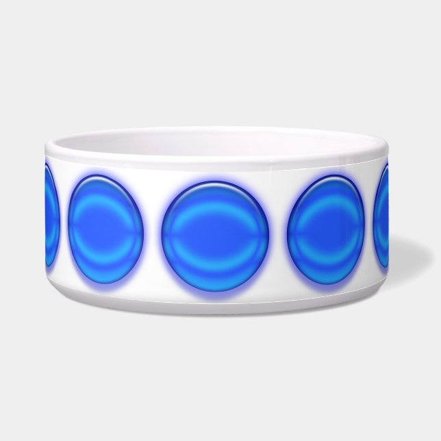 Bowl - Blaue Punkte Napf (Vorderseite)