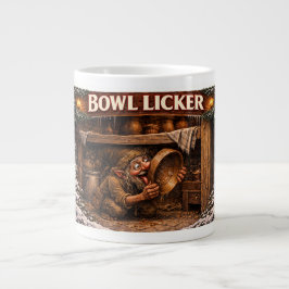Bowl Licker Icelandic Yule Lad Jumbo-Tasse