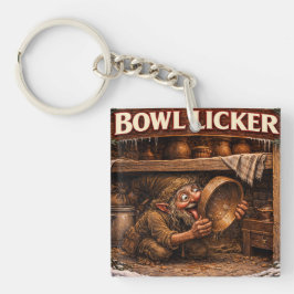 Bowl Licker Icelandic Yule Lad Schlüsselanhänger
