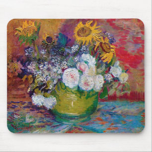 Bowl mit Blume, Van Gogh Mousepad