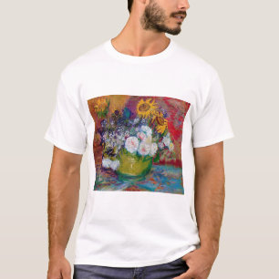 Bowl mit Blume, Van Gogh T-Shirt