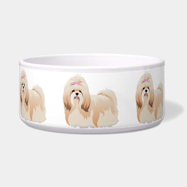 Bowl mit shih tzu napf (Vorderseite)