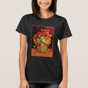 Bowl mit Zinnias von Vincent van Gogh, T-Shirt