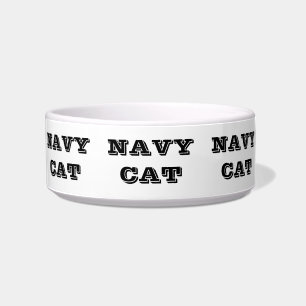 Bowl Navy Cat Napf
