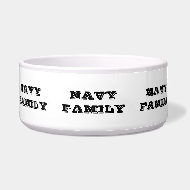 Bowl Navy-Familie Napf (Vorderseite)