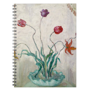 Bowl of Tulips von Florine Stettheimer Notizblock