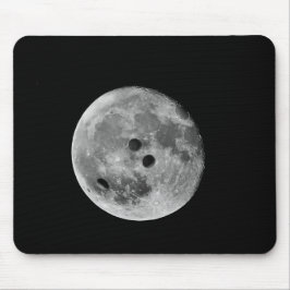 Bowler Bowling Ball Funny Moon Mousepad