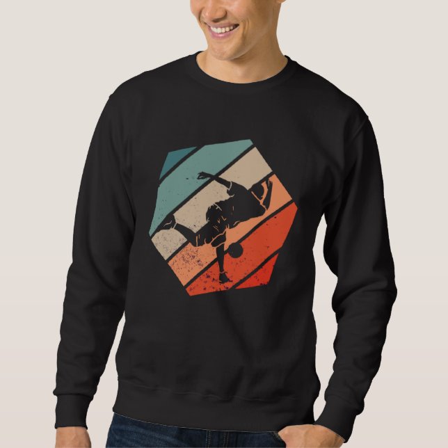 Bowler Bowling Retro Bowling Ball Bowling Pin Bowl Sweatshirt (Vorderseite)