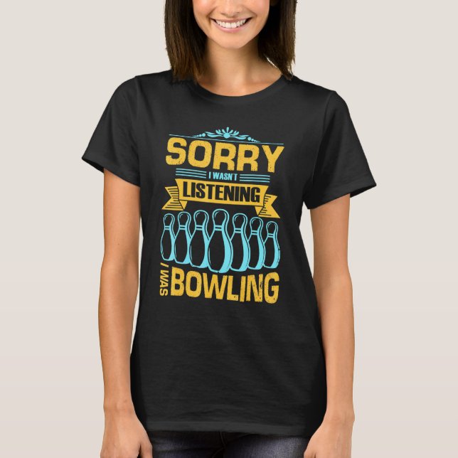 Bowler Bowling Spareball Spare T-Shirt (Vorderseite)