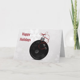 Bowler Christmas Cards Feiertagskarte