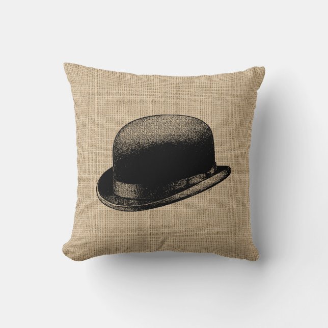 Bowler Hat Pillow Kissen (Vorderseite)