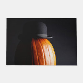 Bowler Hat Pumpkin Fußmatte