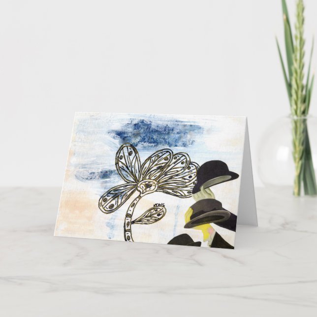 Bowler Hats Karte (Vorderseite)