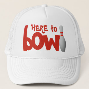 Bowler Hier zu Bowl Bowling League Truckerkappe