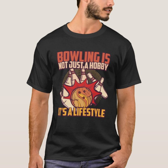 Bowler Hobby Bowling Player T-Shirt (Vorderseite)