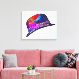 Bowler Leinwanddruck