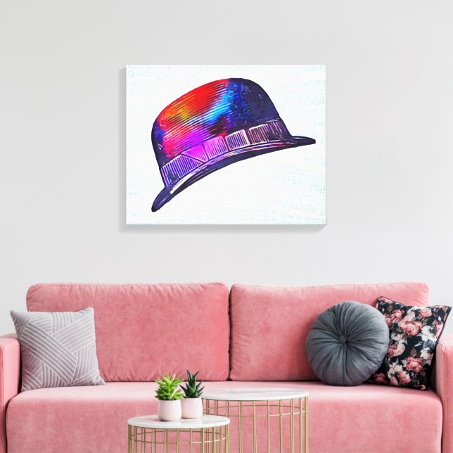 Bowler Leinwanddruck (Insitu (Wohnzimmer))