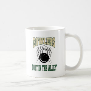 Bowler Machen Es In Der Gasse Kaffeetasse
