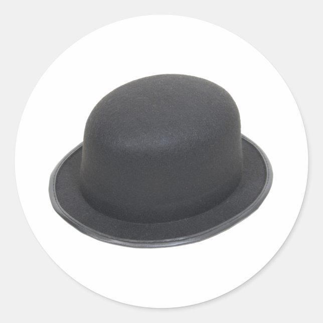 BowlerHat080909 Runder Aufkleber (Vorderseite)