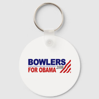 Bowlers für Obama Schlüsselanhänger
