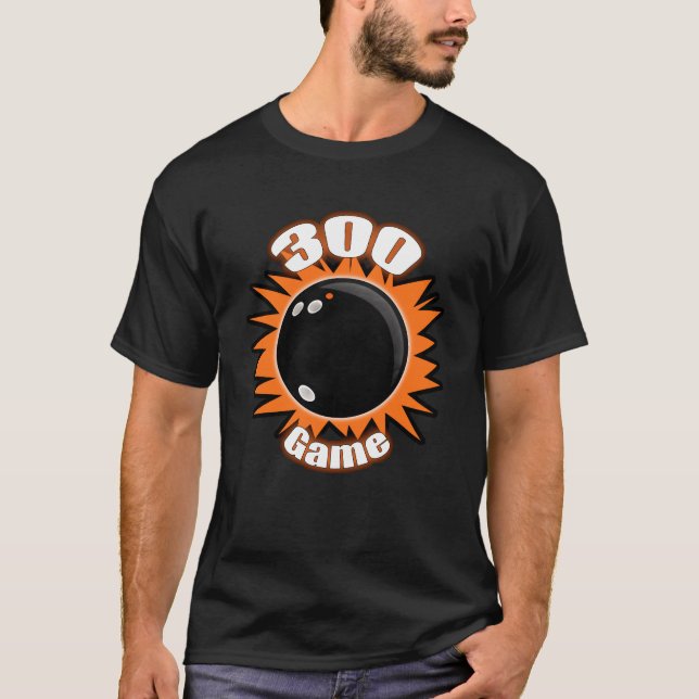 Bowlers High Honors 300 Game & 700 Series T-Shirt (Vorderseite)