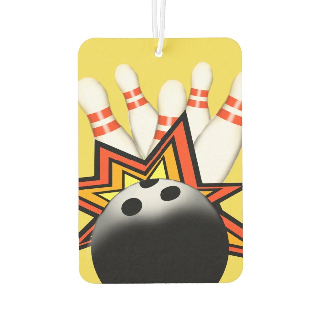 Bowling Air Freshener Autolufterfrischer (Rückseite)