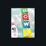 Bowling Alley Artwork Leinwanddruck<br><div class="desc">Bowling Alley Artwork Artist: Naomi McCavitt</div>