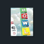 Bowling Alley Artwork Leinwanddruck<br><div class="desc">Bowling Alley Artwork Artist: Naomi McCavitt</div>