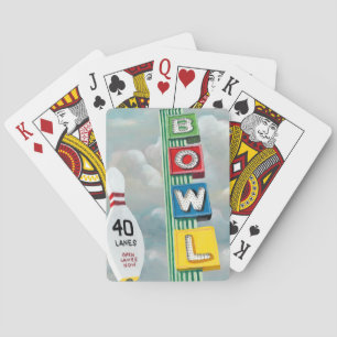 Bowling Alley Artwork Spielkarten