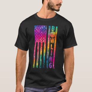 Bowling American Flag Patriotic Pride 4. Juli T-Shirt