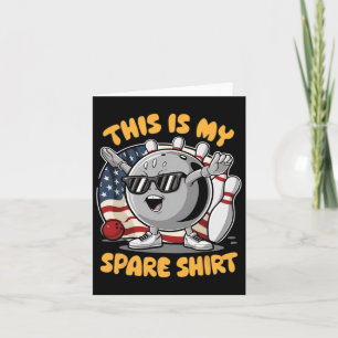 Bowling American USA Flag Sungles 4. Juli Bowl Karte