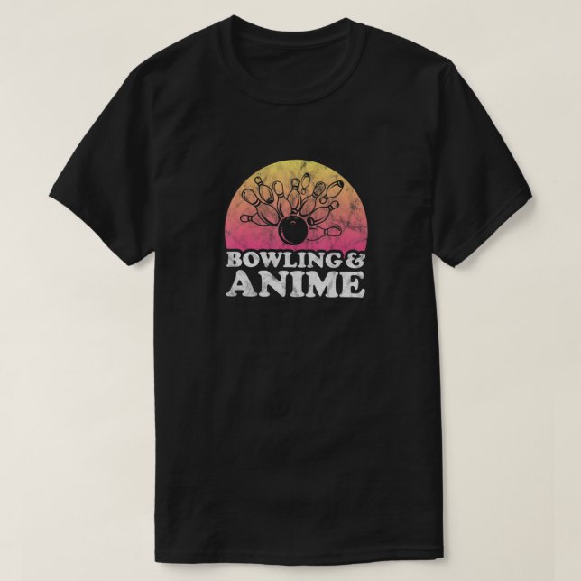 Bowling and Anime T-Shirt (Design vorne)