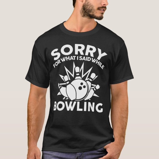 Bowling Apparel Unique Bowlers Design T-Shirt (Vorderseite)