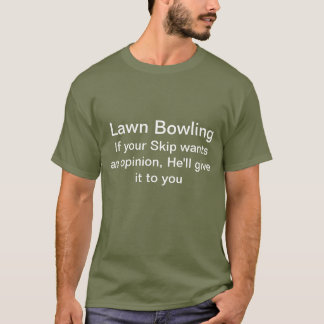 Bowling auf Shirt. T - Shirt