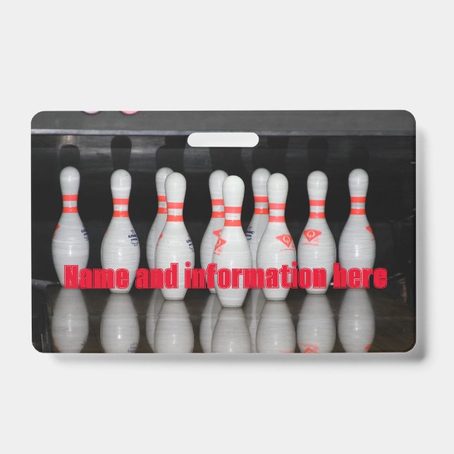 Bowling Ausweis (Vorderseite)