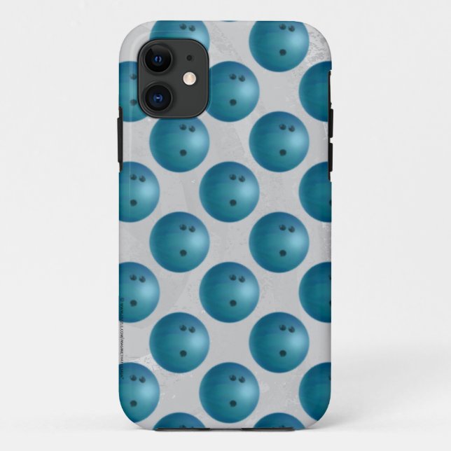Bowling Ball Blue Case-Mate iPhone Hülle (Rückseite)