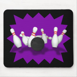   Bowling Ball & Buttone: 3D-Modell:Mousepad Mousepad