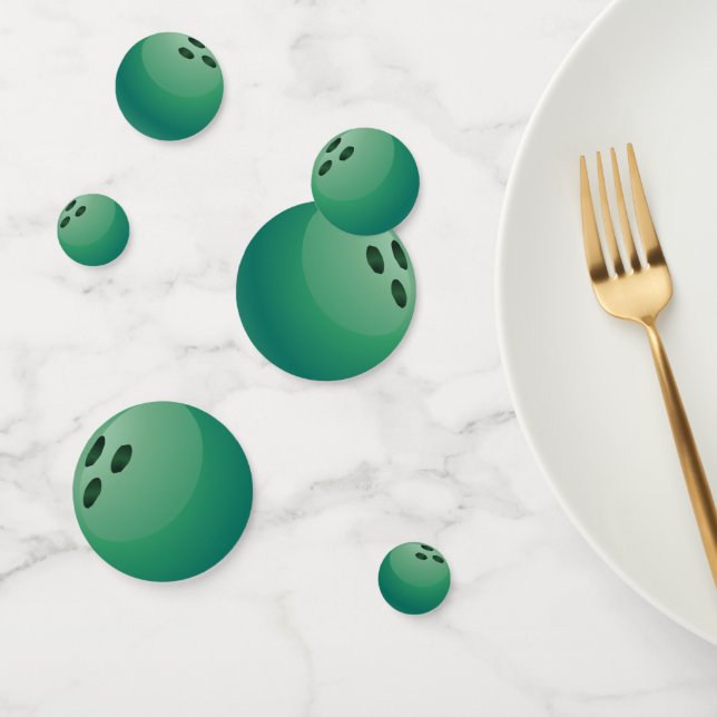 Bowling Ball Design Table Confetti Konfetti (Gruppe)