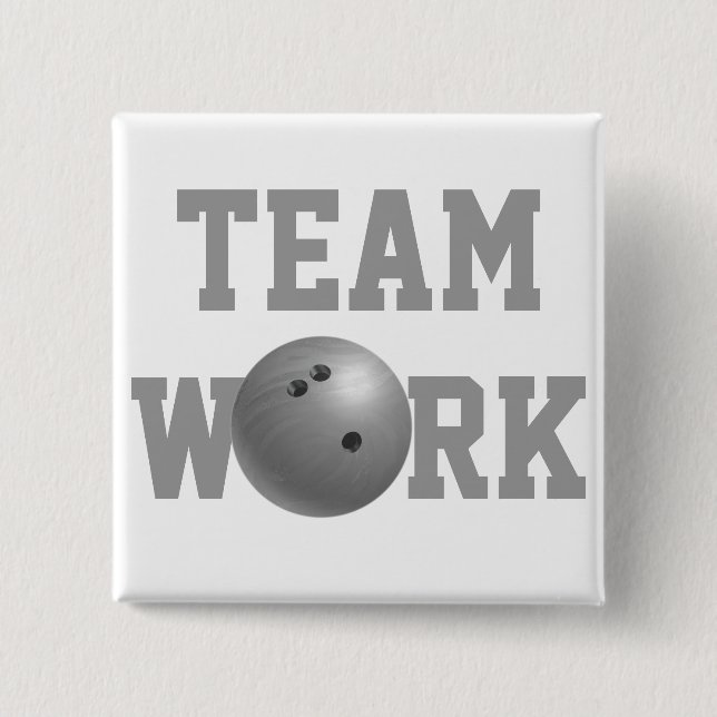 Bowling Ball Gray Button (Vorderseite)