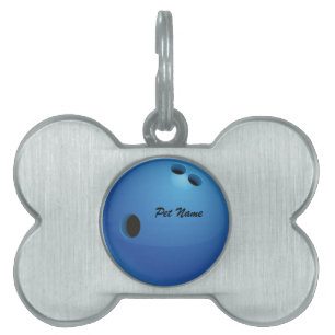 Bowling Ball Pet Name Template Pet Tag Tiermarke
